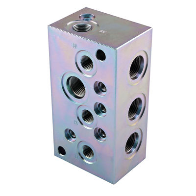 40L 80L 120L Flow Hydraulic Valve Manifold Block Aluminium Cast Ductile Iron Steel Valve