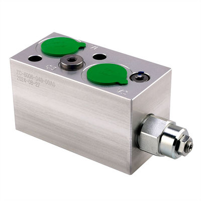 Máy đào thủy lực Manifold bột lớp phủ Anodized Mặt trời Hydraulic Cartridge Valves