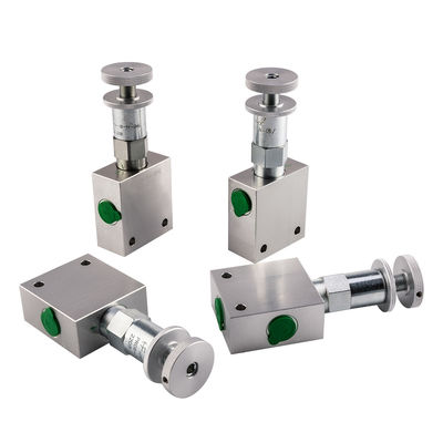 Ventil thủy lực nhiều lần Blok Hydraulic Motor Cushion Valve cho máy đào quay