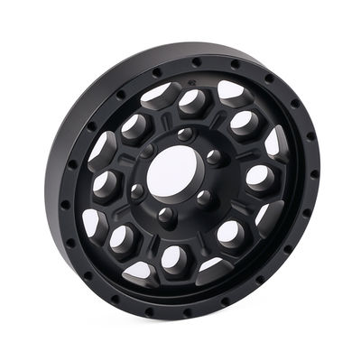 Các bộ phận bánh xe nhôm anodized tùy chỉnh CNC xoay và mài cho các bộ phận có hình dạng đặc biệt Xử lý bởi các chuyên gia