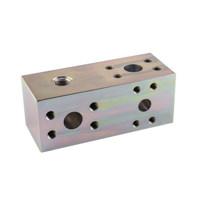 Titanium hợp kim Aerospace Hydraulic Valve Block Kháng nhiệt độ cực đoan -200C-150C đáp ứng tiêu chuẩn quân sự GJB