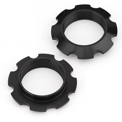 Dịch vụ chế biến nhôm CNC tùy chỉnh Anodizing Màu đen/vàng