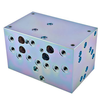 3/4 Inch nhôm thủy lực Manifold CNC gia công cho máy đào